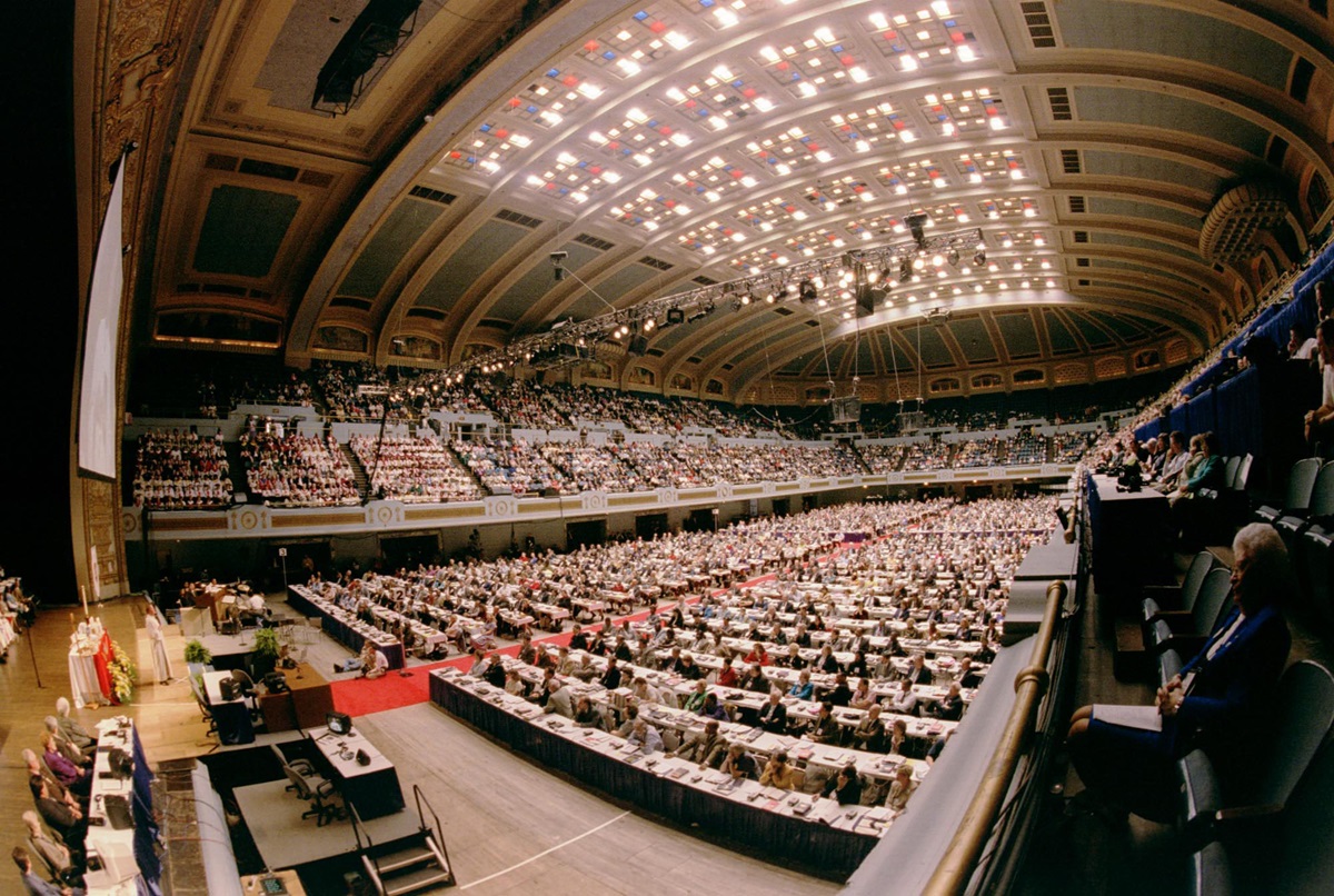 The last General Conference met in Cleveland in 2000. UMNS file photo by John C. Goodwin