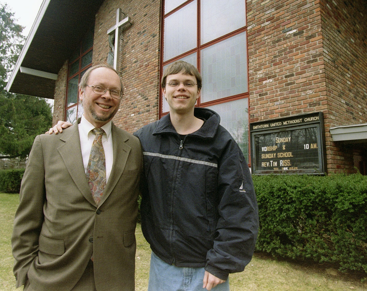 The Rev. Timothy Riss and his 18-year-old son, Jonathan, are looking forward to attending General Conference together as delegates. UMNS photo by John C. Goodwin