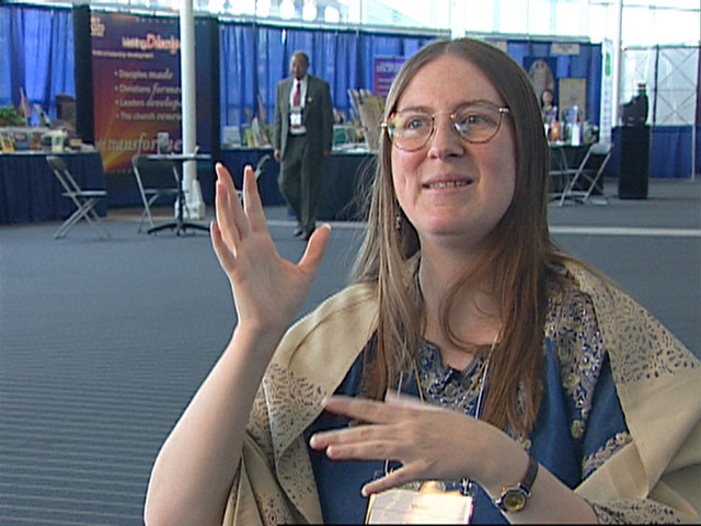 The Rev. Elke Betz-Schmidt is an associate pastor at Christ UMC for the Deaf in Baltimore.
