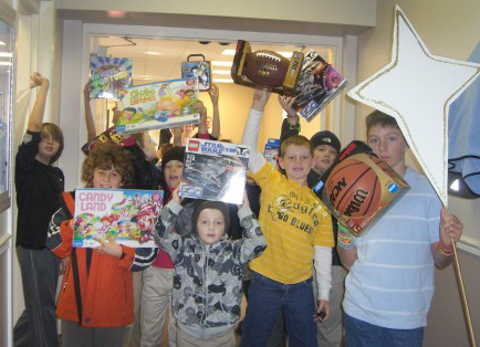 Children from Bethlehem United Methodist Church in Franklin, Tenn. participate in a Christmas activity. 
Photo courtesy of Bethlehem United Methodist Church