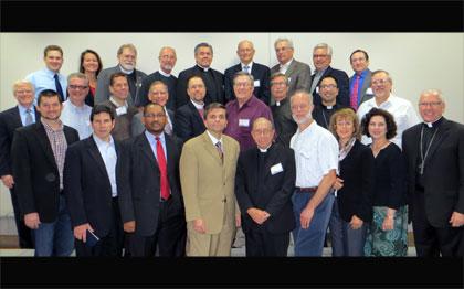Participants in the Ecumenical Leadership Summit Oct. 22-25 in Dallas represent United Methodist, Anglican, Lutheran, Presbyterian and reformed traditions. A web-only photo courtesy of the American Anglican Council.