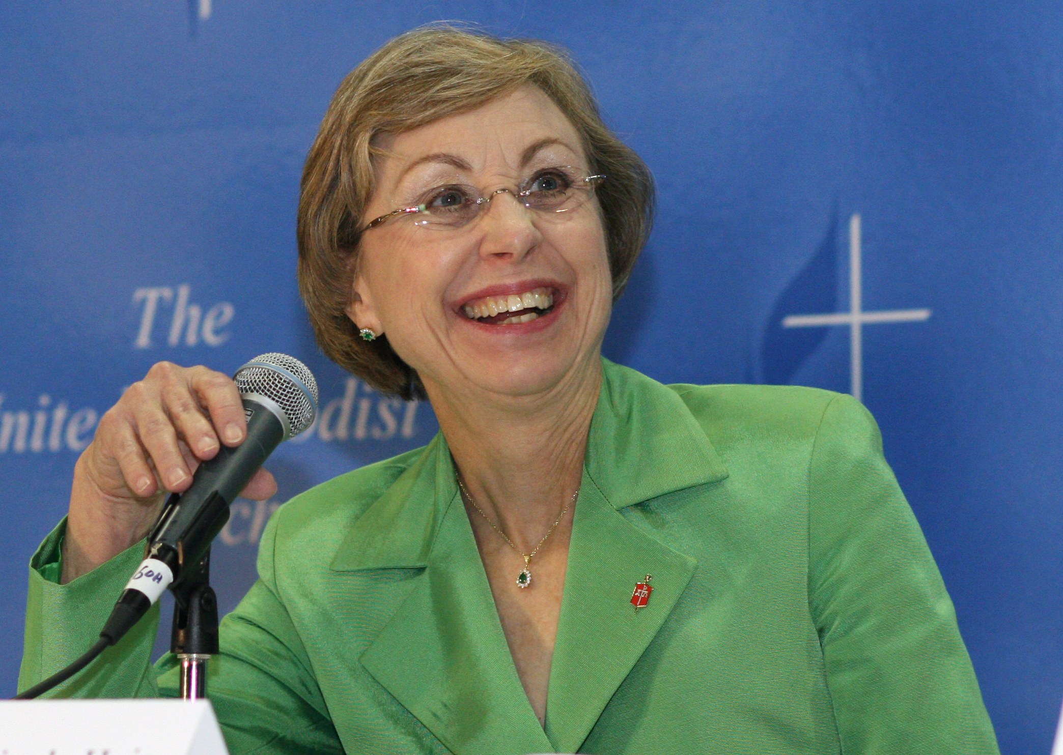 Bishop Janice Riggle Huie. A UMNS 2008 file photo by Maile Bradfield.