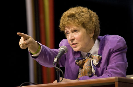 Bishop Jane Middleton presides over a session of the 2008 United Methodist General Conference in Fort Worth, Texas. 