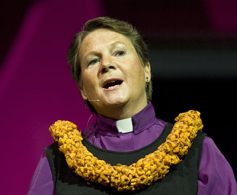 Bishop Mary Ann Swenson reports on the work of the United Methodist Council on Finance and Administration to the 2008 General Conference. 