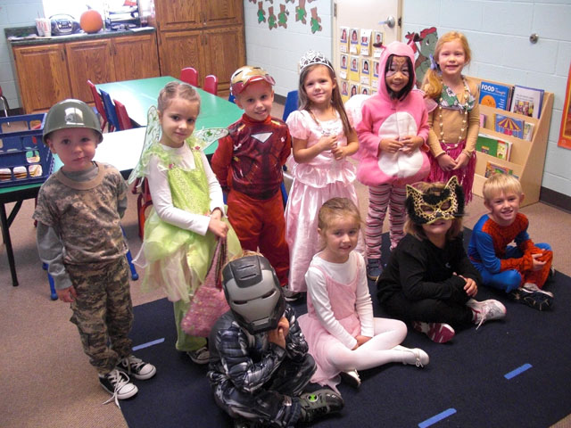 United Methodists choose from a variety of Halloween traditions, including costume day at preschool. Photo by Alison Worden.