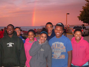Many young adults rode the Vesper Cruise, including several from Camp Michigamme and a group from the United Methodist Church for All People in Columbus, Ohio, who were on a mission trip.