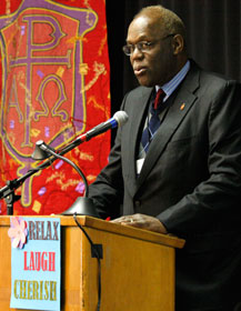 Bishop Warner Brown is elected president-designate of the Council of Bishops.