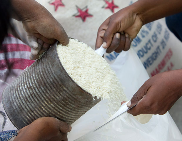 Faith leaders are expressing concern over proposed U.S. federal budget changes that could slash aid to the poor. Cuts passed by the U.S. House of Representatives would reduce international food-aid programs by up to 50 percent. Photo by Mike DuBose, UMNS.