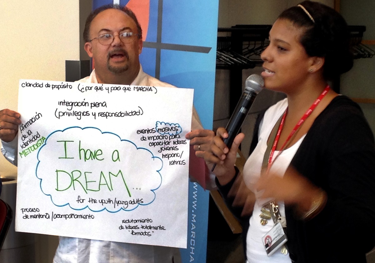 A MARCHA meeting in August highlighted the growing Hispanic presence in the United States and the need for the church to respond to that reality in a variety of ways. A  UMNS photo by Tim Tanton.