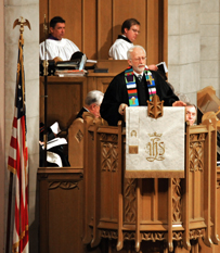 The Rev. James Gulley said Dixon had 'a gentle, kind spirit.' A UMNS photo courtesy of Bill Norton.