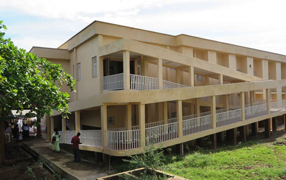 The $750,000 maternity building, funded through the American Schools and Hospitals Abroad and the United Methodist Committee on Relief, has doubled the previous maternal bed space from 24 to 50 at Kissy United Methodist General Hospital (above) in eastern Freetown, Sierra Leone.