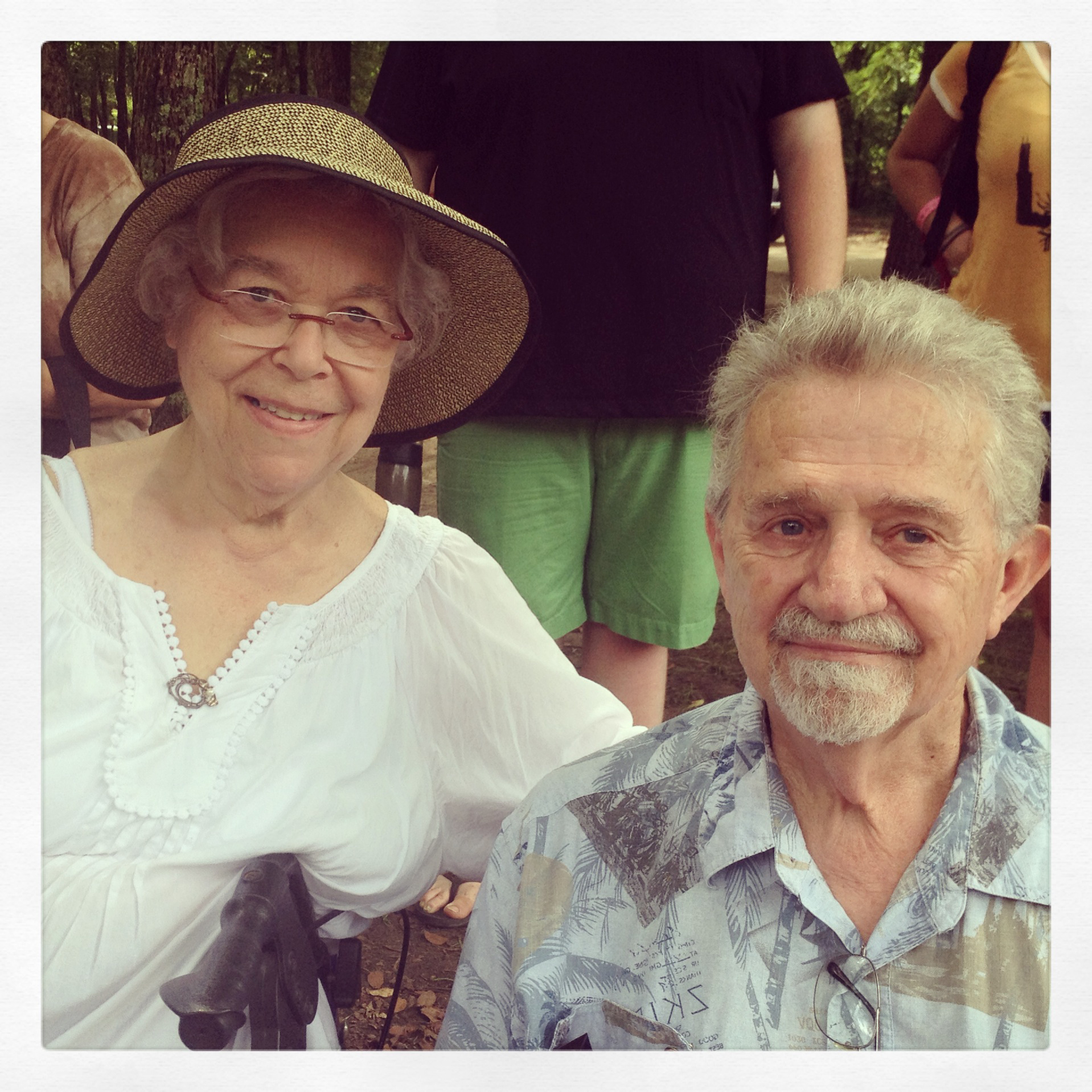 Annette and Bill Bingham, United Methodists from Raleigh, N.C., enjoy their Third Wild Goose Festival. They say the festival and the ecumenical relationships formed here “help build our foundation.” Photo by Cassandra Lawrence.