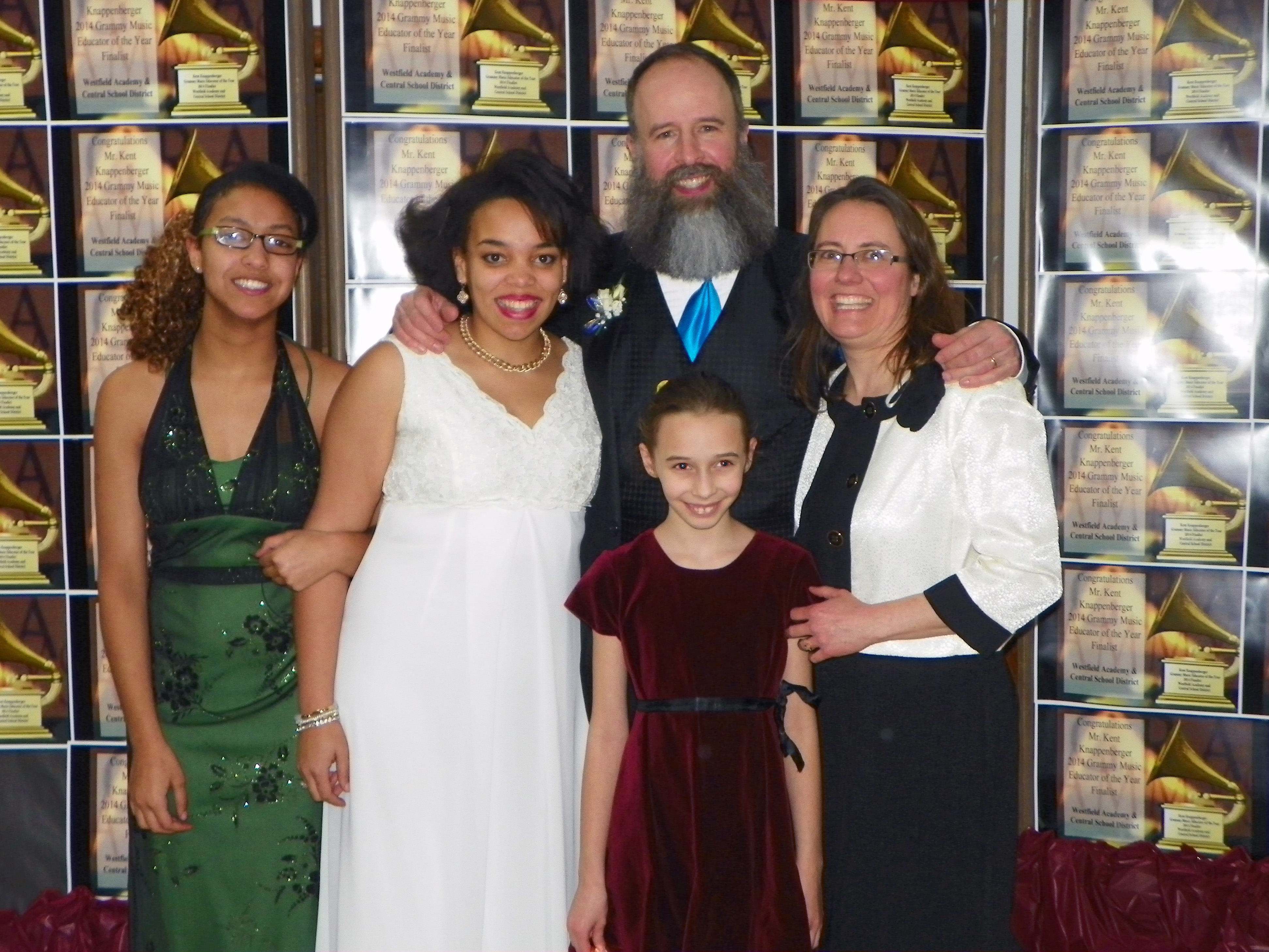 Kent Knappenberger and wife Nannette are both musicians and perform together. They took daughters Esther, Lucy and Amanda to the Los Angeles for Grammy weekend. 