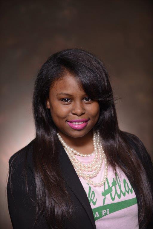 First generation student Jasmine Franklin is a senior at Clark Atlanta University.