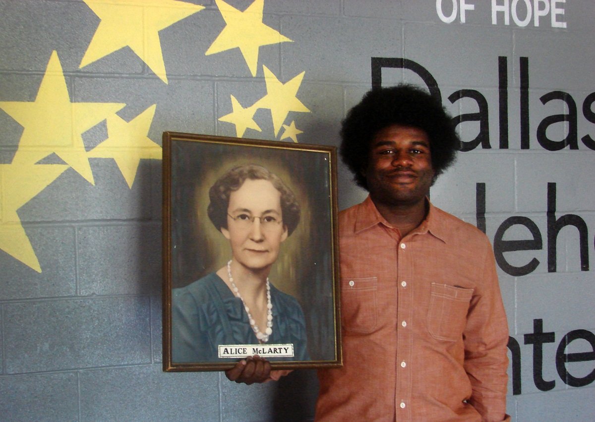 As a staff member at Dallas Bethlehem Center, George Battle III has come to admire its founder, Methodist deaconess Alice McLarty. Photo by Sam Hodges, UMNS