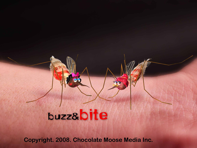 A logo from the Buzz and Bite malaria awareness campaign. Photo courtesy of Firdaus Kharas/Chocolate Moose Media.