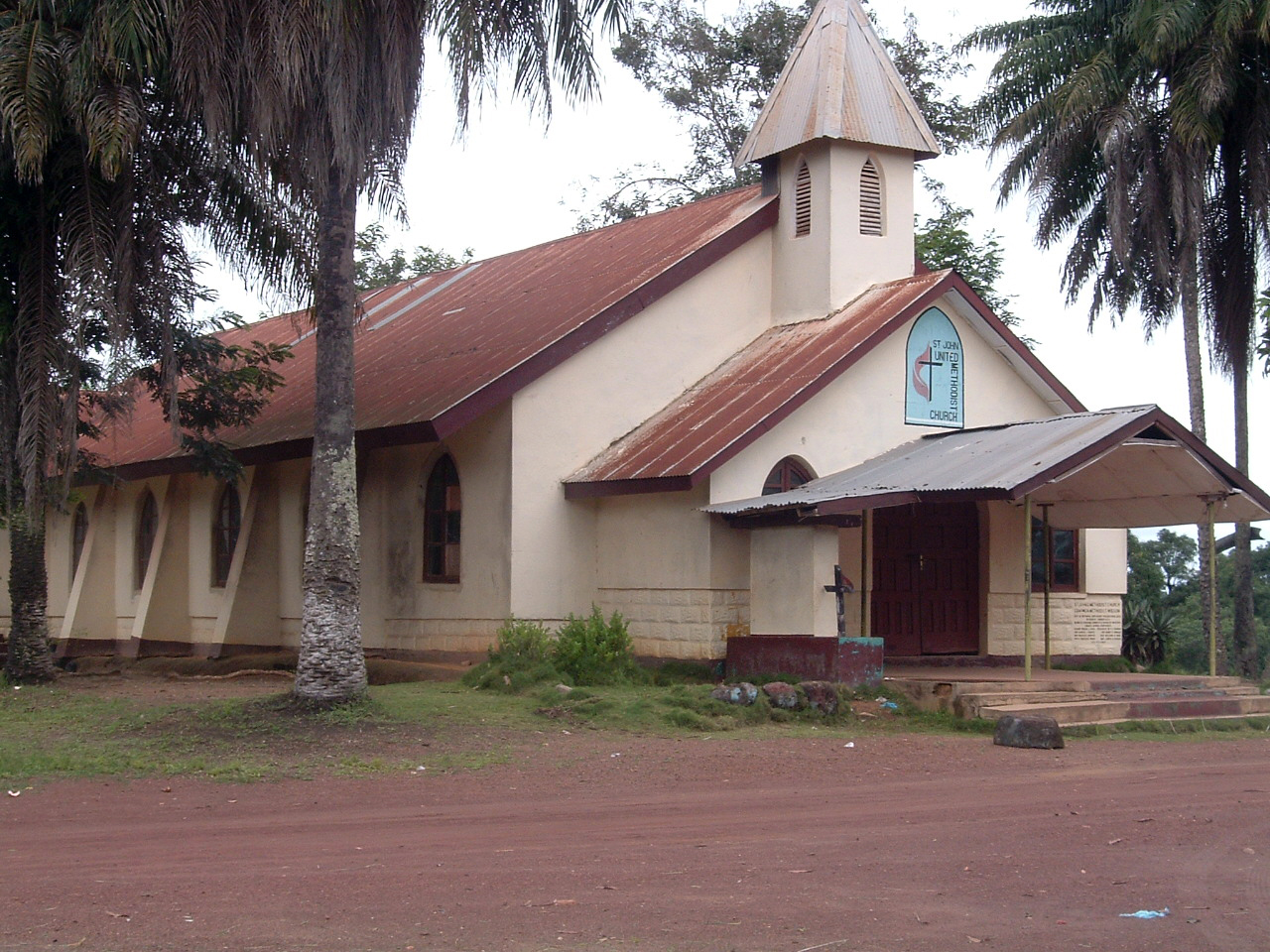 The chapel at Gbarnga School of Theology in Monrovia, Libera.