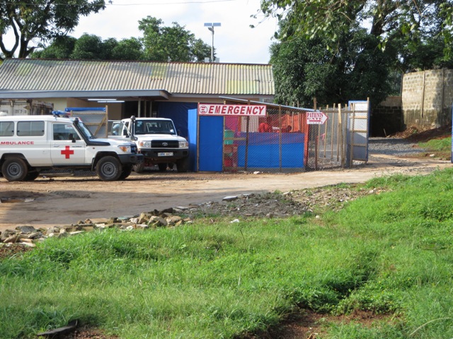 The new Ebola treatment center in Lakka Village near Freetown had nine patients as of Sept. 19. Photo by Phileas Jusu