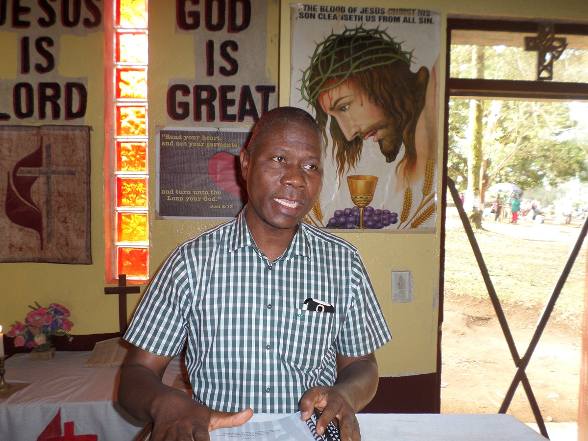 Victor Dookakeh Taryor, a United Methodist missionary, has left Ganta United Methodist Hospital after eight years as its administrator. Photo by Julu Swen, UMNS
