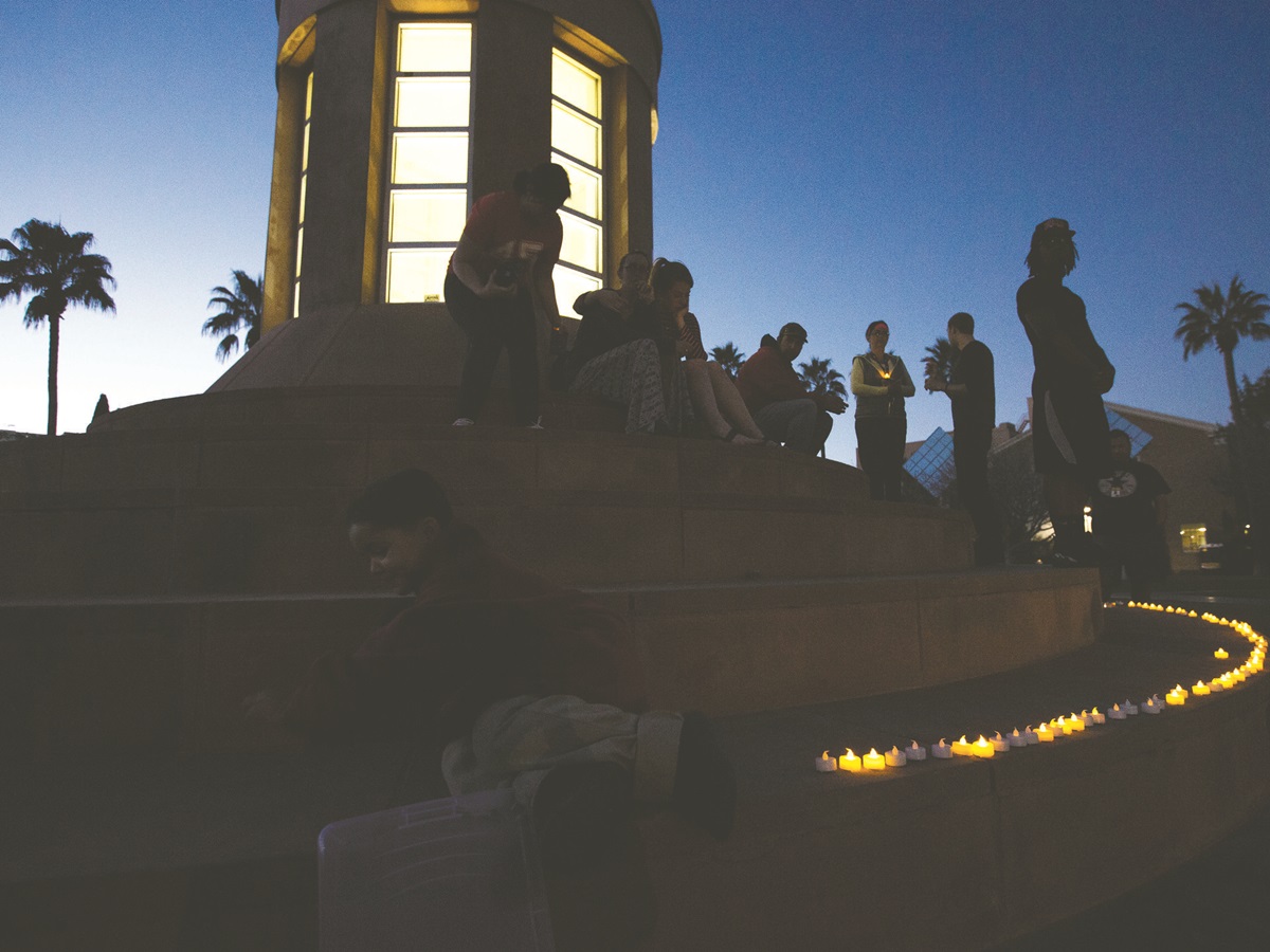 The Muslim Liberty Project held a candlelight vigil Feb. 9 at the campus of Arizona State University in Tempe, in honor of ISIS hostage Kayla Mueller and other victims of the terror group.