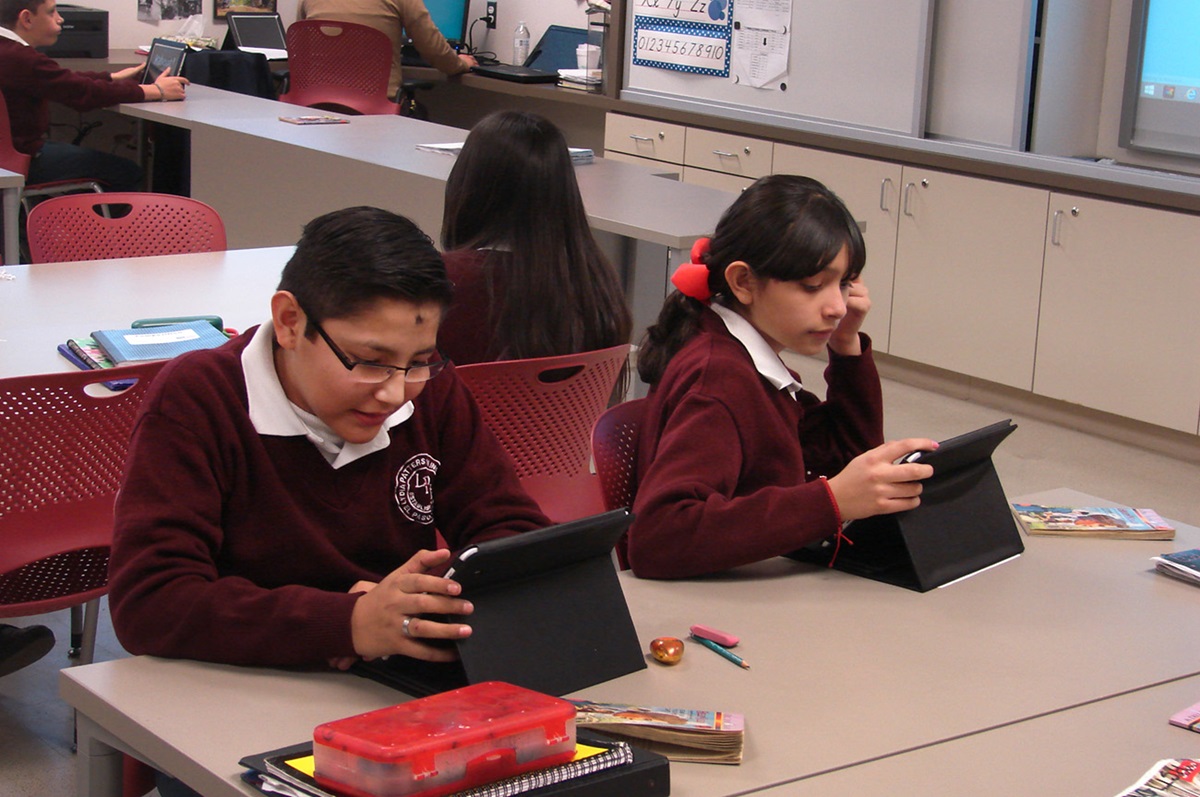 Lydia Patterson Institute has lately added tablet computers, but many needs remain, including for a functioning science lab. Photo by Sam Hodges, UMNS
