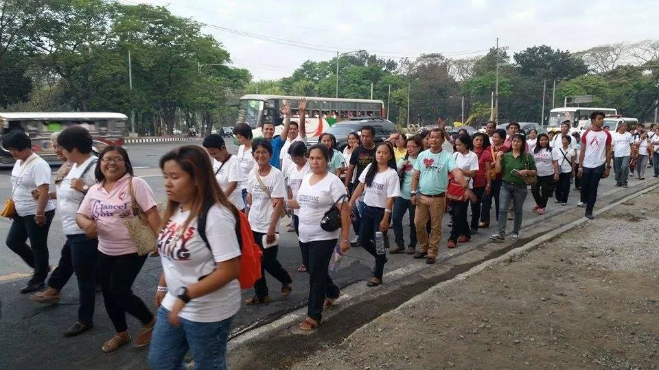 Some 9,000 United Methodists marched together in Quezon City, Philippines, March 21 to pray and demonstrate family unity, solidarity and Christian discipleship. Photo by Mark Jabin A. Salvador