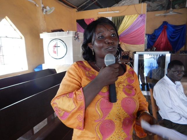 Sallay Bazzy said The United Methodist Church is the very first church denomination to start teacher training in preparation for schools reopening in Makeni. 