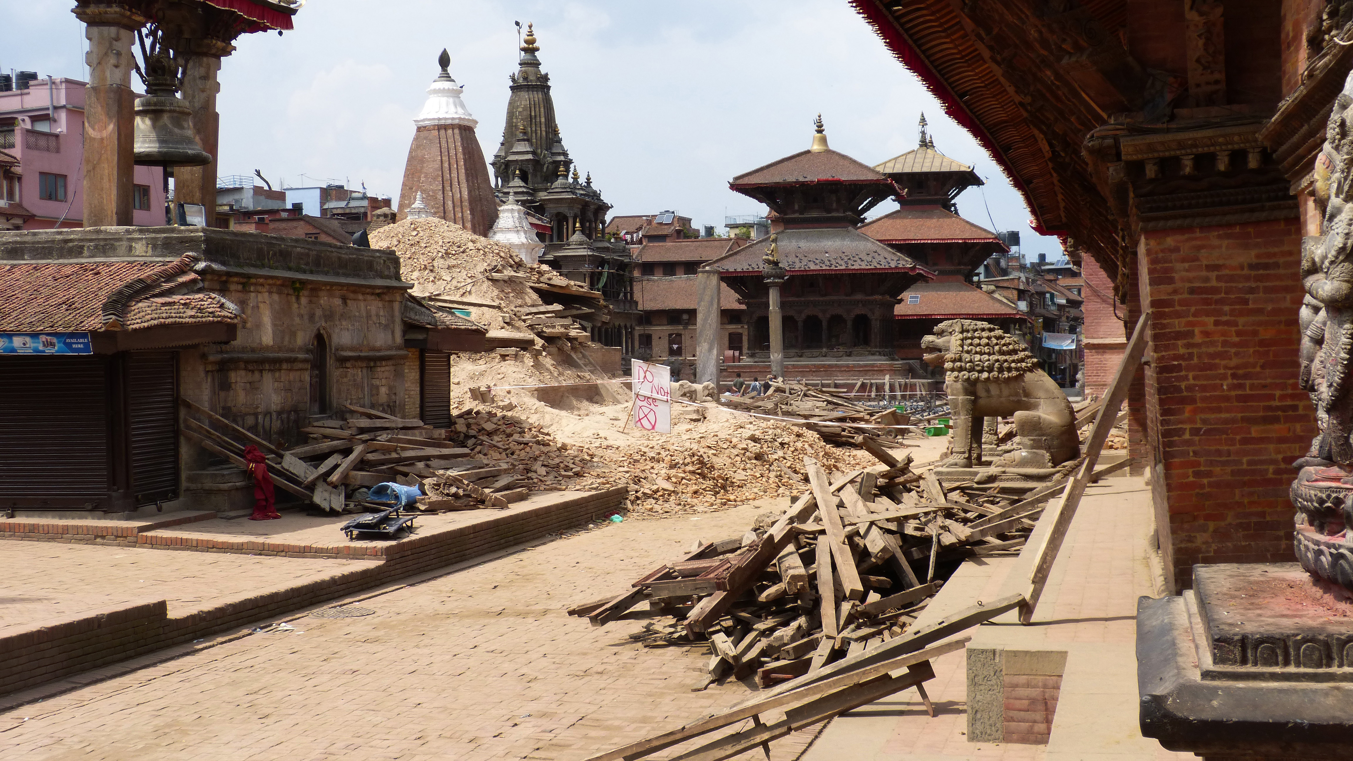 The Nepal earthquake also resulted in a cultural loss for Kathmandu as centuries-old temples and palaces collapsed. Photo courtesy of ACT Alliance