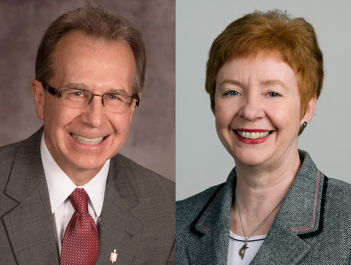 Bishop Gary Mueller and Mary Brooke Casad share how the Aldersgate Covenant gather in 2014 affected the discipleship journeys of those who attended.Photos supplied by the Council of Bishops and Mike DuBose, UMNS 