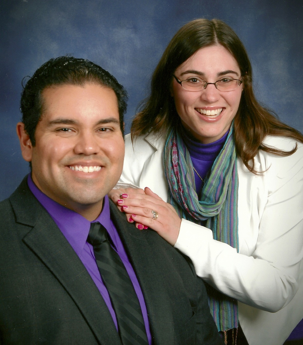 The Rev. Bonnie McCubbin is pastor of Good Shepherd United Methodist Church in Baltimore and also serves as a police chaplain. She is pictured with her husband, the Rev. Lemuel Dominguez, pastor at Bethany United Methodist Church in Ellicott City, Maryland. 