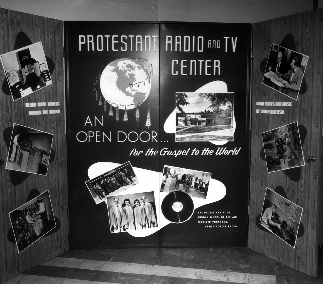 The Protestant Hour Radio and Television center was the recording home to The Protestant Hour beginning in the 1950s. Photo courtesy of The United Methodist Commission on Archives and History


