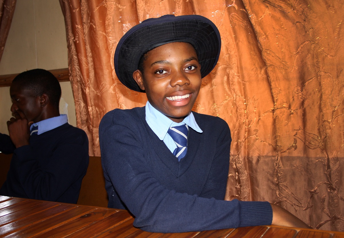 Tsungira Makoni, 16, wants to stay at Home of Hope orphanage until she finishes school. 