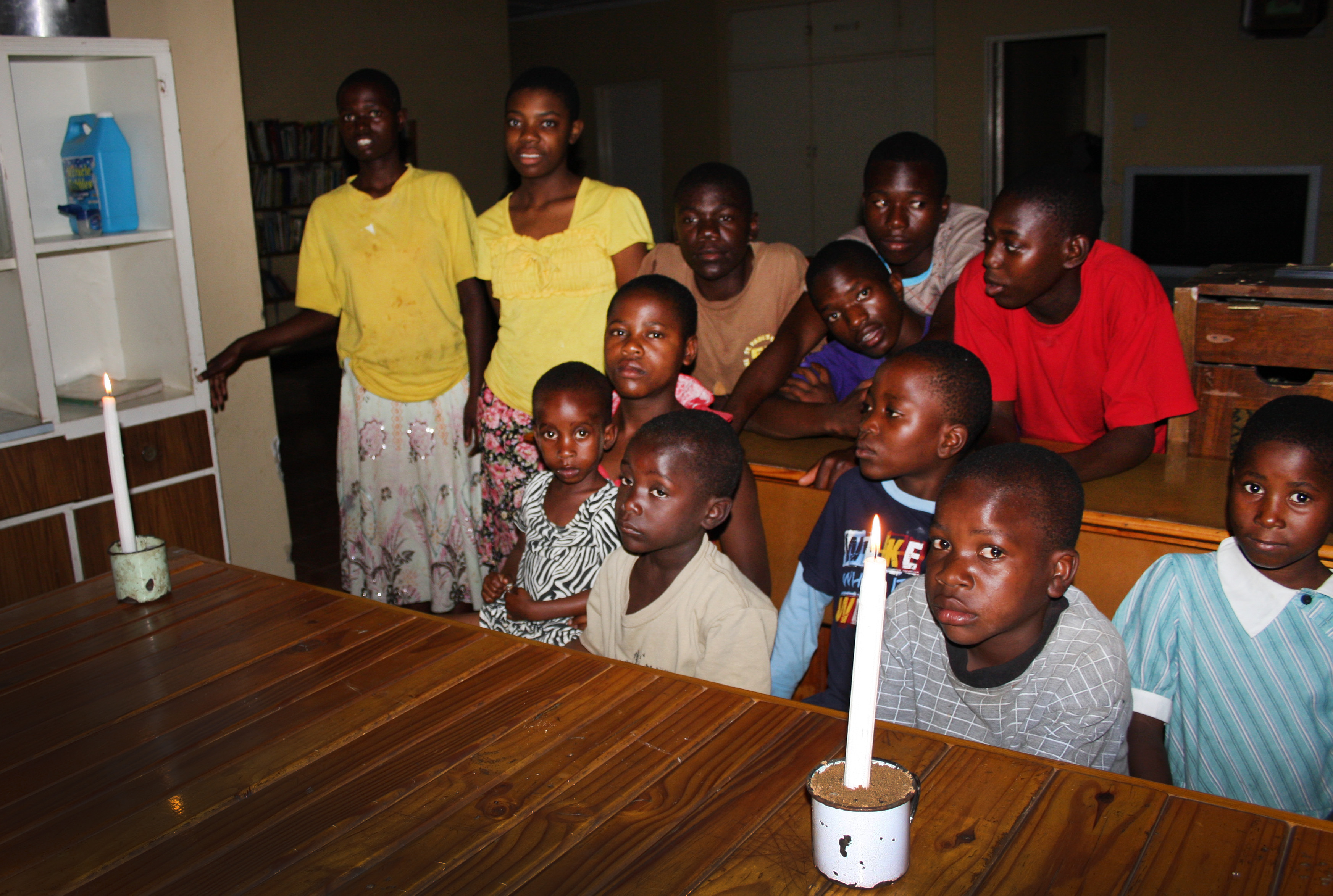 The children at Home of Hope go to school but also help with farming that raises money for the orphanage. 