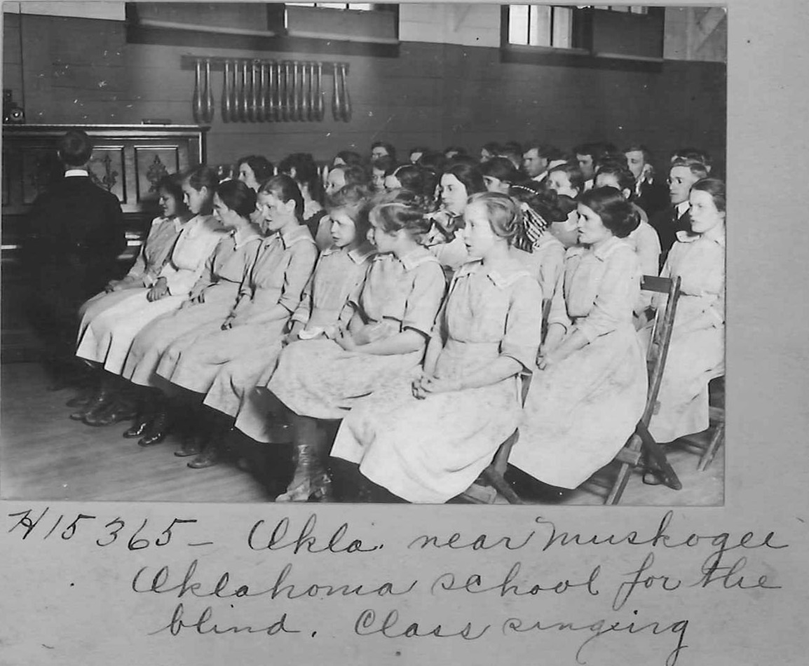 A photo of an Oklahoma school for the blind made its way into the vast collection of images depicting Methodist missionary work and the environs in which it was occurring. Photo courtesy United Methodist Commission on Archives and History