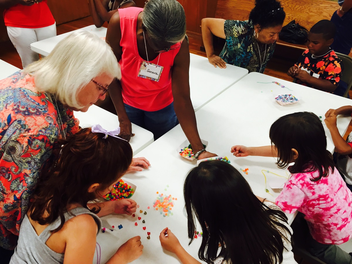 First United Methodist Church in Hempstead, Texas, and mostly black Bethlehem United Methodist of that town are committed to “long haul” racial reconciliation, said the Rev. Katy Ware. The churches held a joint Vacation Bible School this summer. Photo courtesy of the Rev. Ware.  

 

