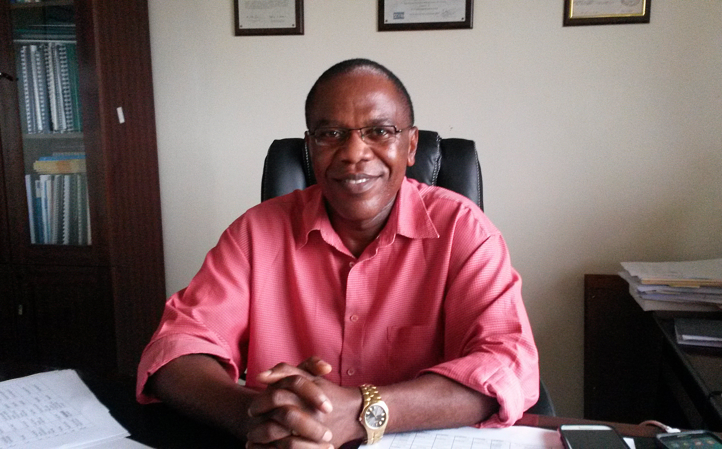 Dr. Francis Karteh, a United Methodist and Liberia’s chief medical officer, volunteered to take the Ebola vaccine six months ago. He is healthy and showing no signs of complications.