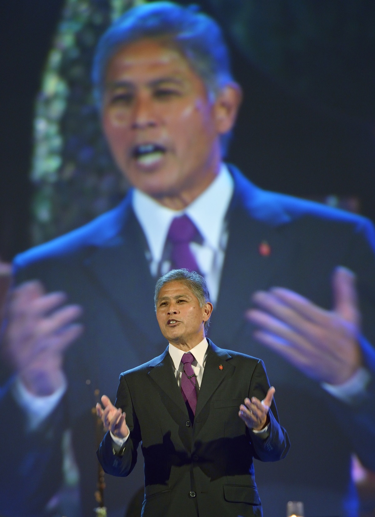 Bishop Grant Hagiya, seen here at the 2012 General Conference in Tampa, Florida, chairs the 2013-2016 Ministry Study Commission. Photo by Paul Jeffrey, UMNS