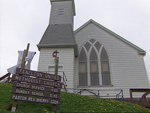 As city suburbs continue to grow, rural churches lose members and money.  Finding ways to preserve these unique congregations has become a challenge. A UMTV video still by United Methodist Communications.
