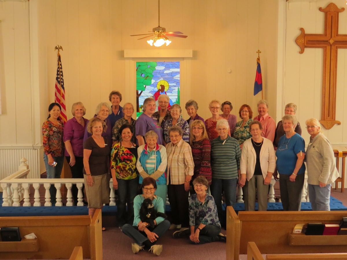 The Women’s Fellowship at Poetry United Methodist Church, in Poetry, Texas, has twice been honored with a President’s Volunteer Service Award. The women have sewn some 30,000 items for charity over 15 years. UMNS photo by Sam Hodges 
