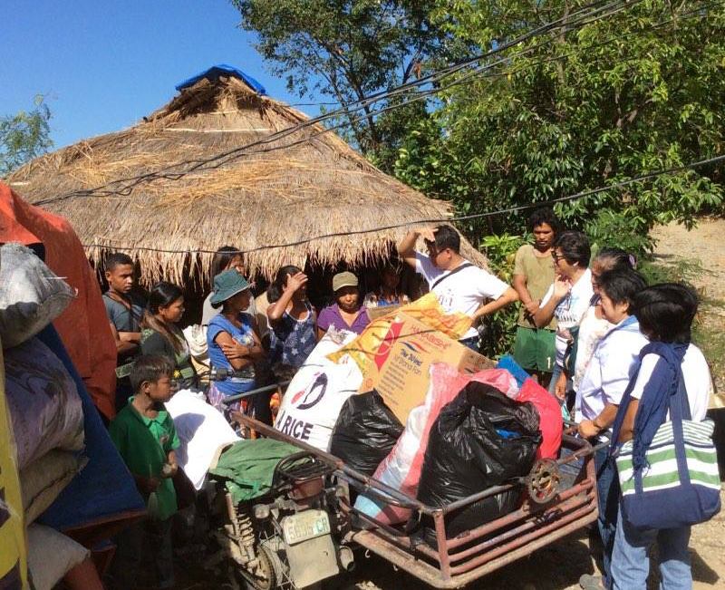 The United Methodist City Temple mounted a relief operation in Gabaldon. Relief efforts are still underway in the Philippines a month after the devastation caused by Typhoon Lando. UMNS photo by Juliet Pascua