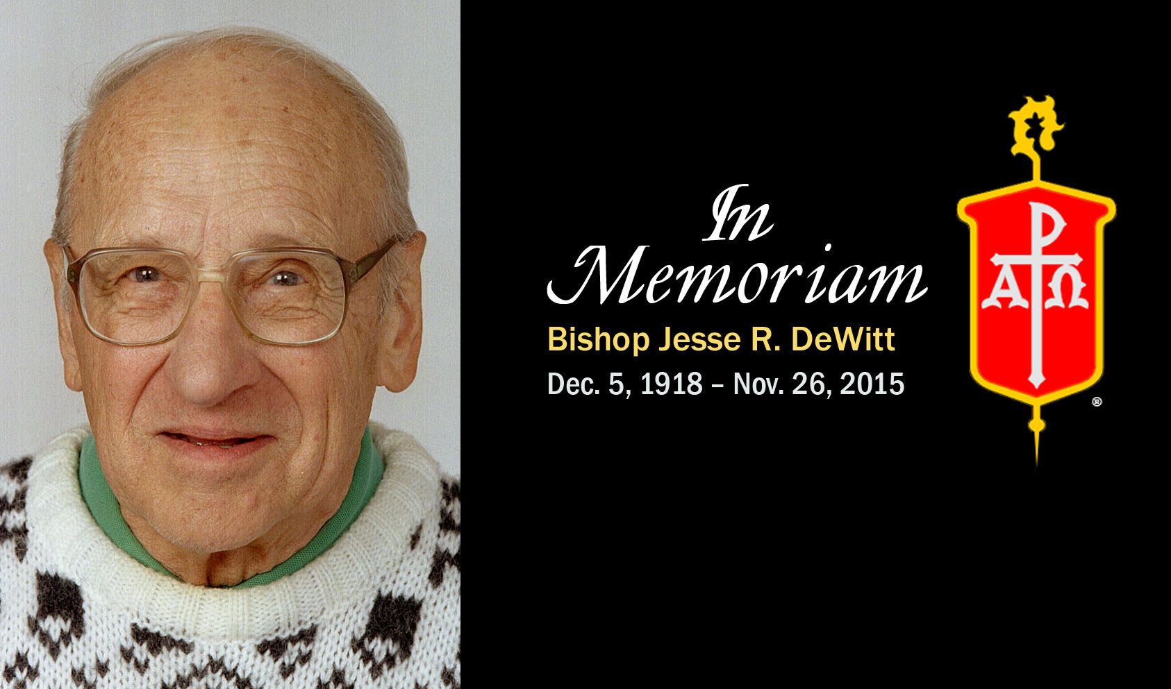 United Methodist Bishop Jesse R. DeWitt. A photo by Mike DuBose, UMNS
