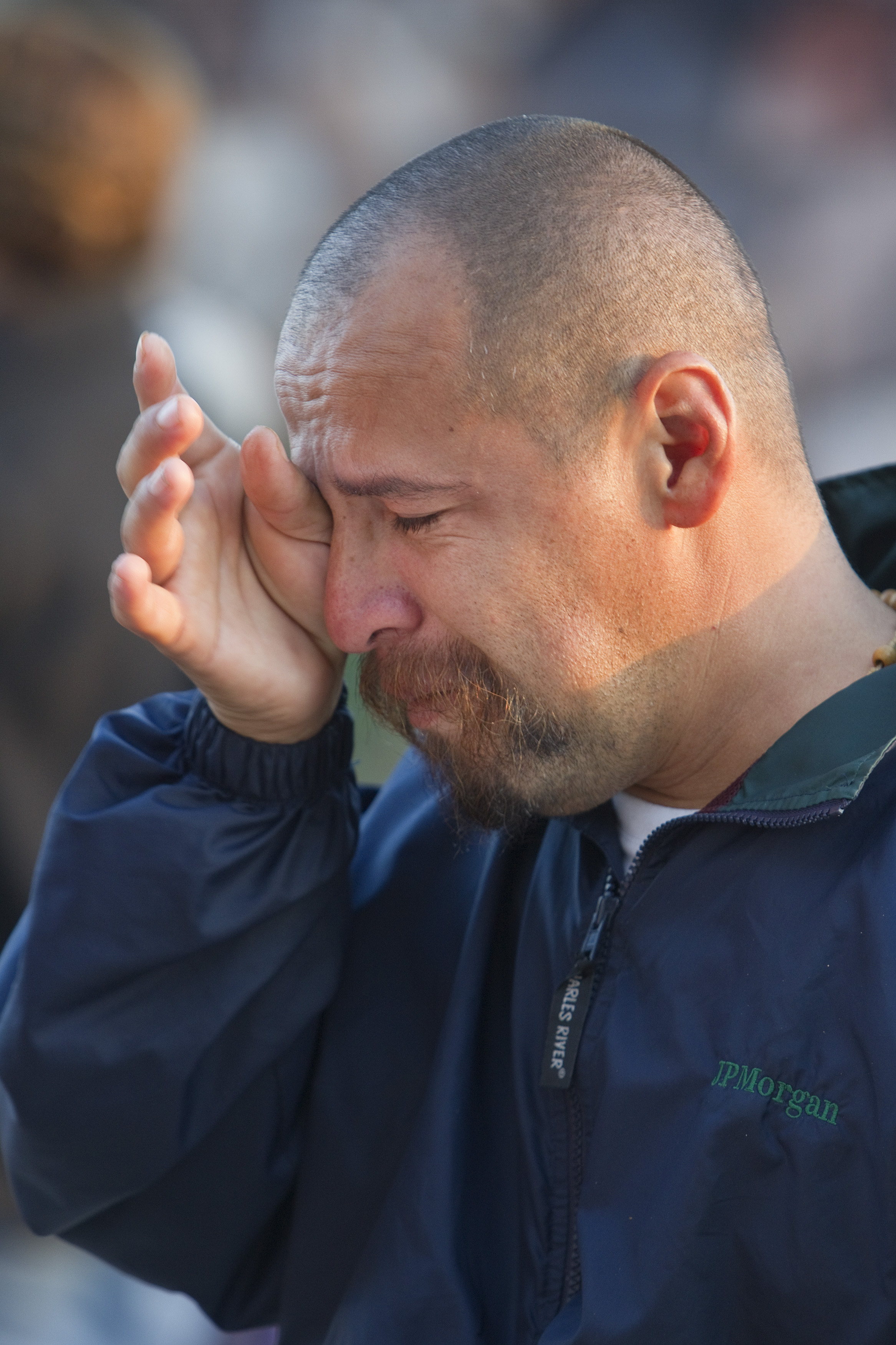 Luis Arturo Padilla Fuentes is separated from his three children, ages 4, 7 and 12 in the United States. Fuentes was attending the December 2012 Posada Without Borders worship service at El Faro Park in Tijuana, Mexico. File photo by Mike DuBose, UMNS
