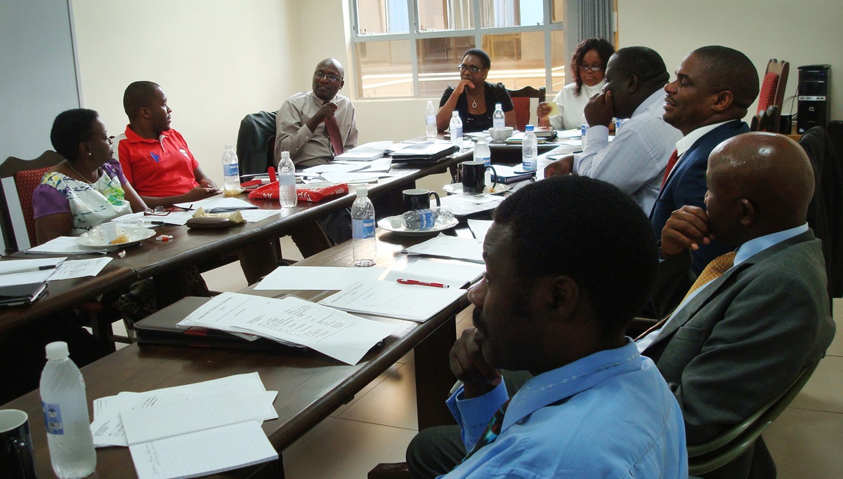 Participants of a training session to protect children against abuse and exploitation was held in Harare, Zimbabwe in January 2016. 