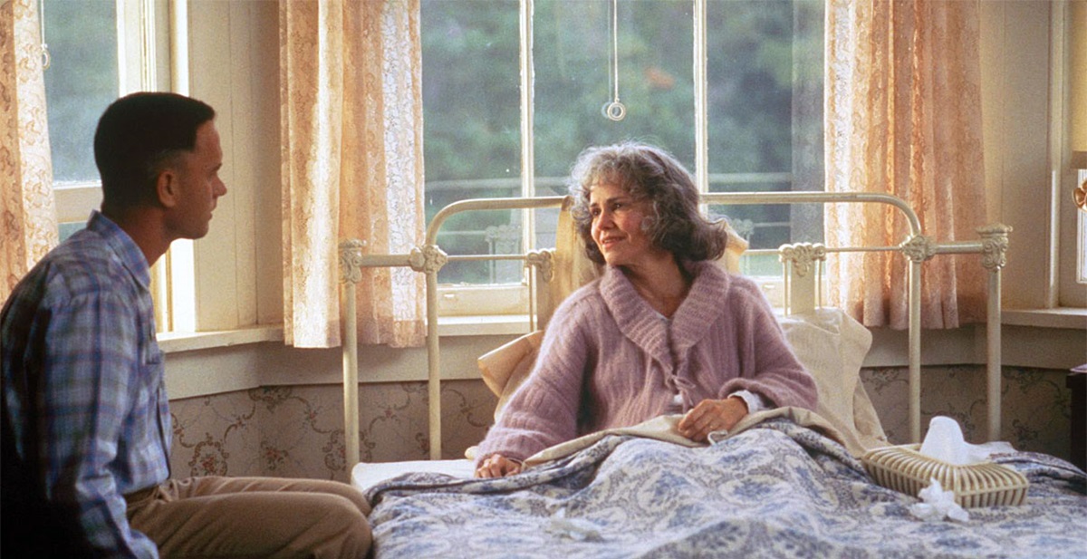 “Mama, what’s my destiny?” Forrest asks. His mother smiles softly and says, “That’s just something you’ll have to figure out for yourself.” Photo from a scene in the film Forest Gump © Paramount Pictures; used with permission.