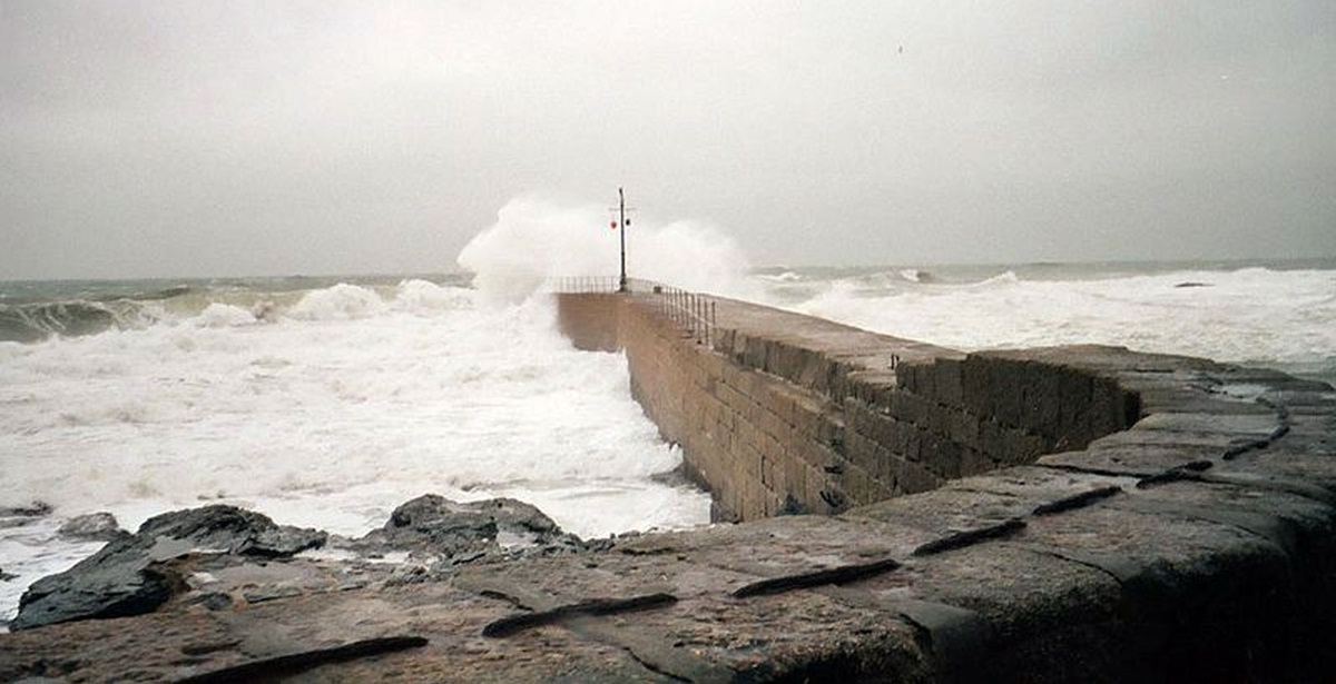 In his blog post "Overboard," The Rev. Stephen Bauman tells the story of a woman transformed by a storm at sea, and how she came to grips with its meaning twenty years later. Photo from Wikimedia Commons.