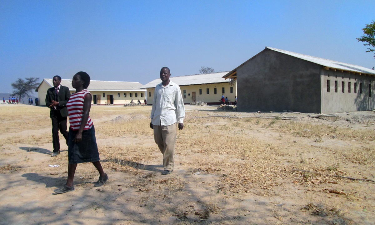 Classroom blocks at Nyamacheni Mission secondary school in Gokwe, Zimbabwe. Photo courtesy Eveline Chikwanah