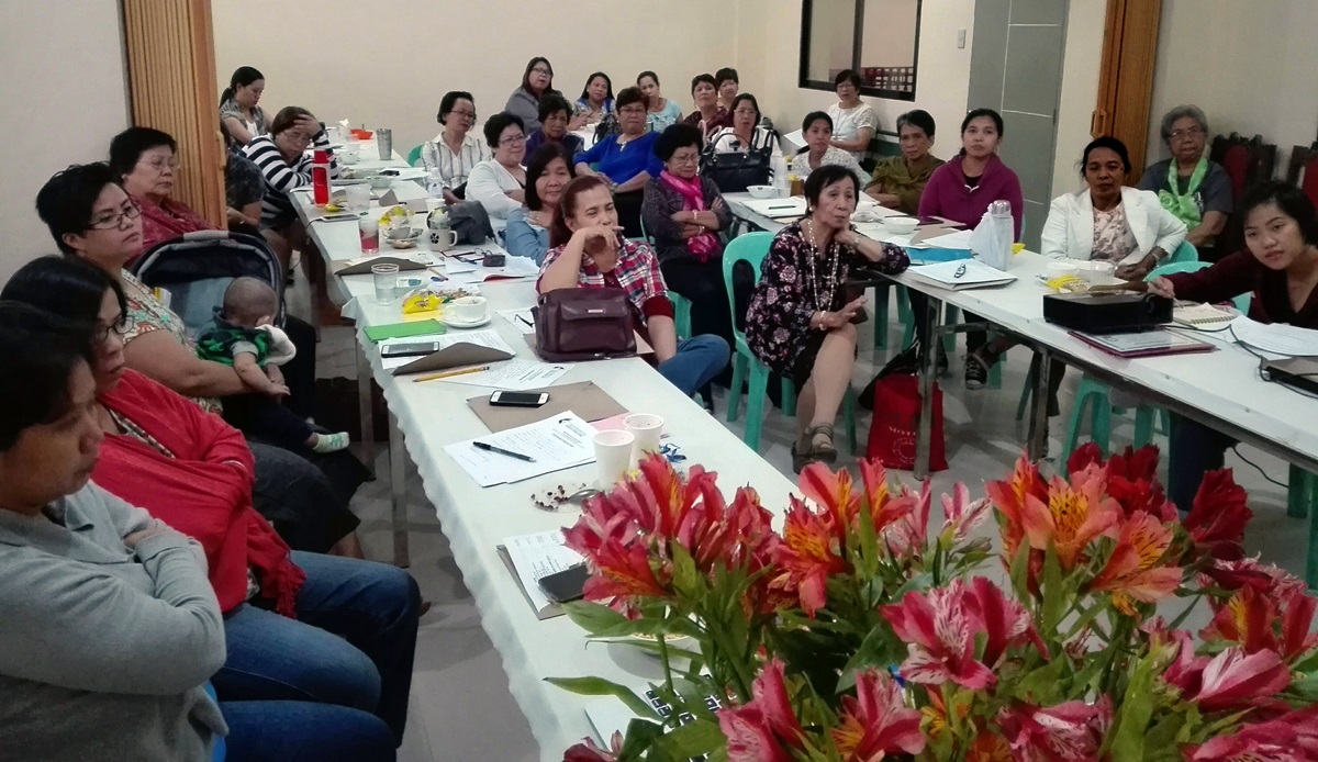 Women delegates to the Philippines Central Conference attended a gathering to educate women and youth delegates about the issues facing The United Methodist Church. The delegates will vote on the election of Filipino bishops at the Nov. 28-Dec. 4 meeting. Photo courtesy of Jennifer Ferariza-Meneses