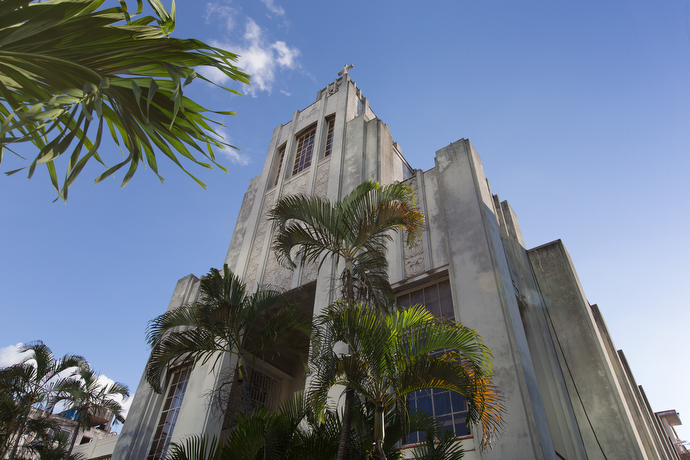 The Vedado Methodist Church is a noted example of Art Deco-style architecture. Photo by Mike DuBose, UMNS.