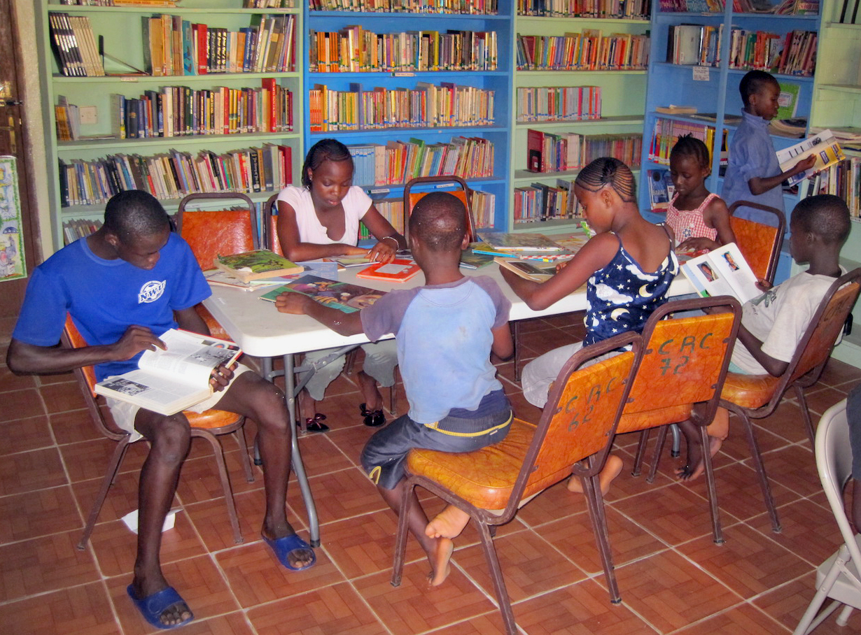 The Child Rescue Center in Sierra Leone maintains a well-equipped library where children can find reference materials and a quiet place to study. A 2012 file photo courtesy of the Child Rescue Center.