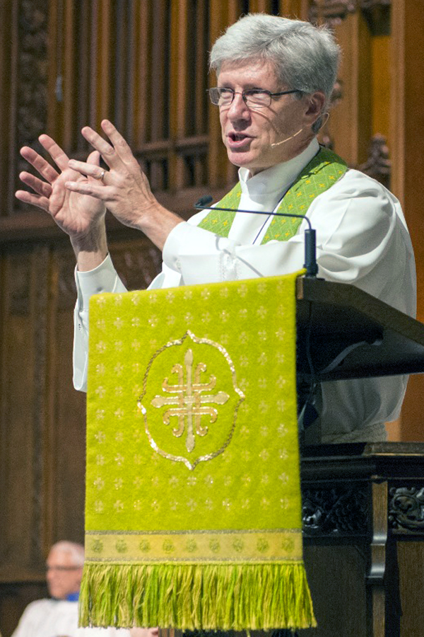 The Rev. James Howell, pastor of Myers Park United Methodist Church in Charlotte, North Carolina, worries that denominational schism over homosexuality would end up dividing his congregation. Photo courtesy Myers Park United Methodist Church.
